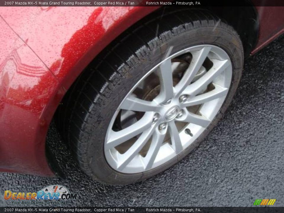 2007 Mazda MX-5 Miata Grand Touring Roadster Copper Red Mica / Tan Photo #9