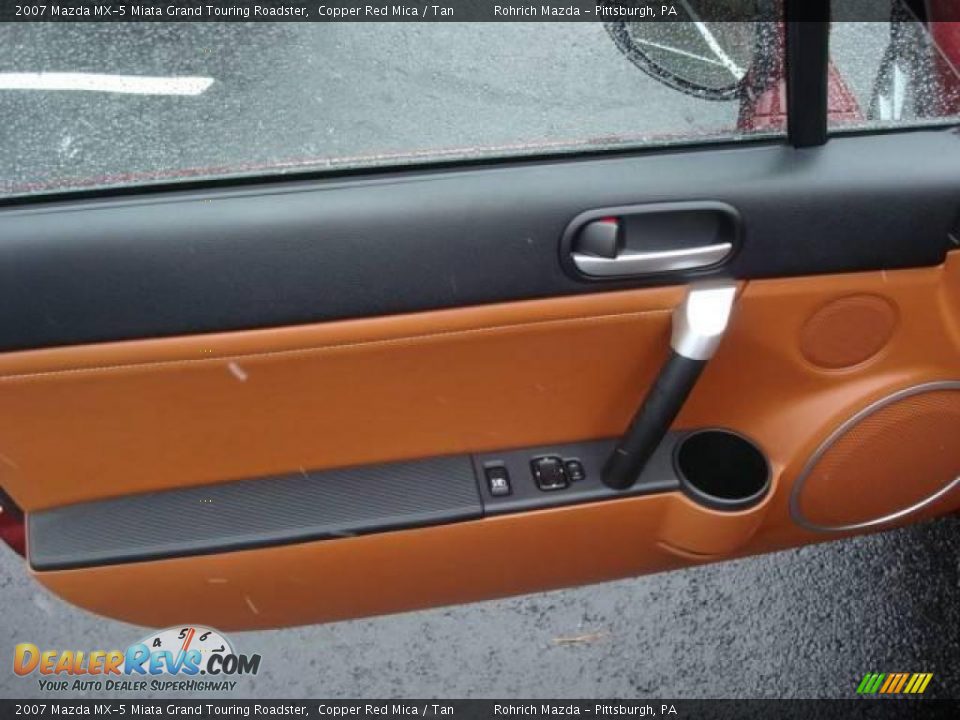 2007 Mazda MX-5 Miata Grand Touring Roadster Copper Red Mica / Tan Photo #15
