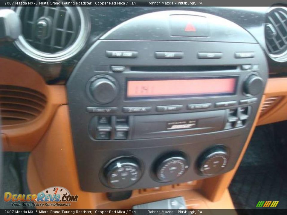 2007 Mazda MX-5 Miata Grand Touring Roadster Copper Red Mica / Tan Photo #18