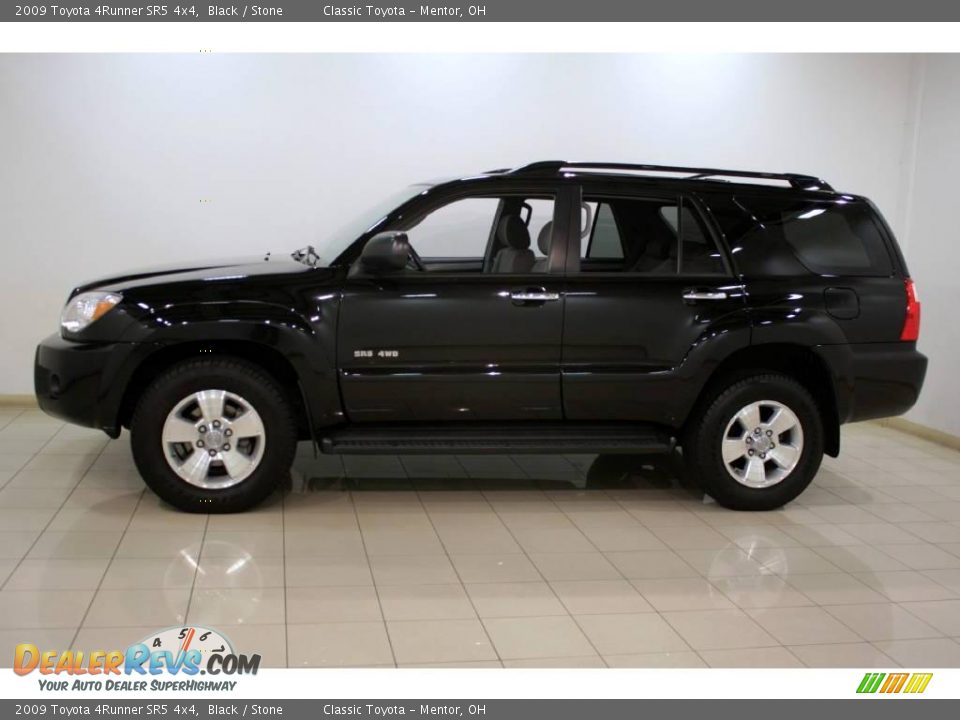 2009 Toyota 4Runner SR5 4x4 Black / Stone Photo #4