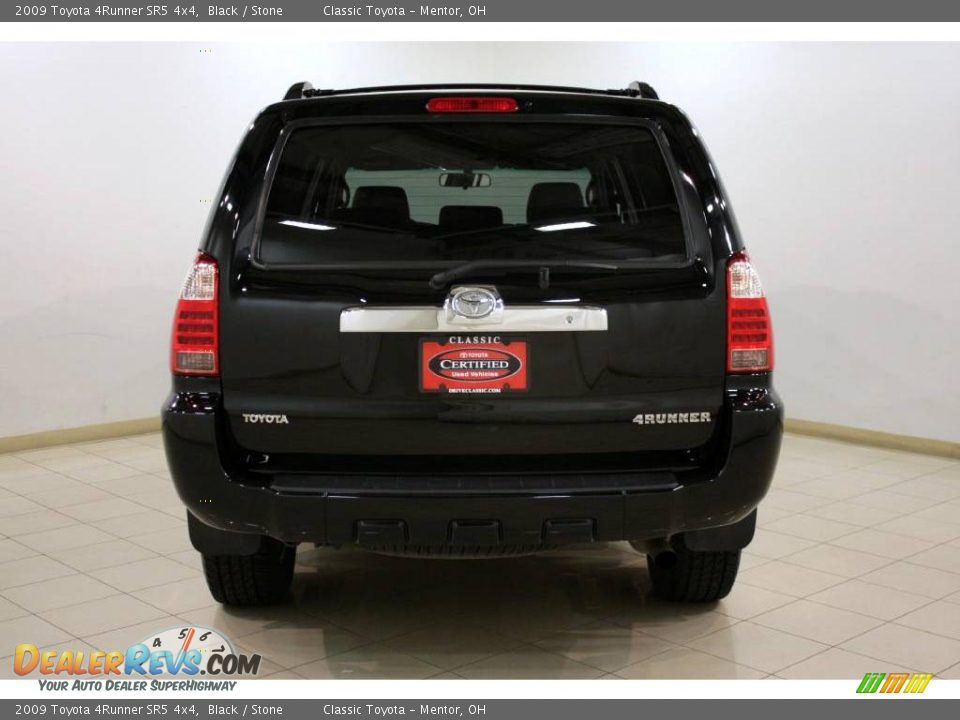 2009 Toyota 4Runner SR5 4x4 Black / Stone Photo #6