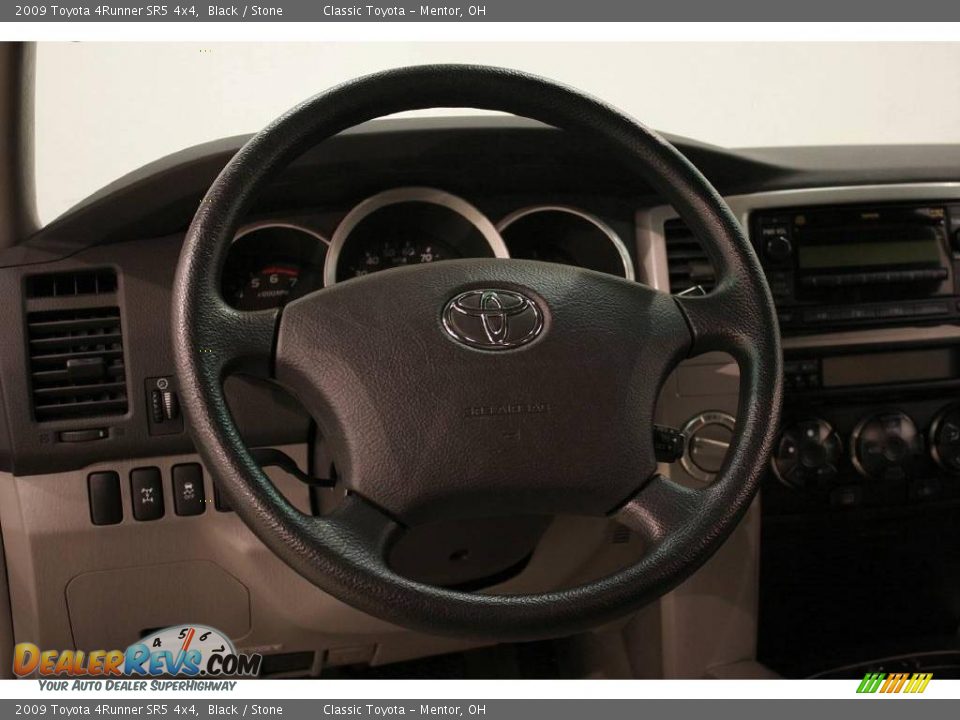 2009 Toyota 4Runner SR5 4x4 Black / Stone Photo #10