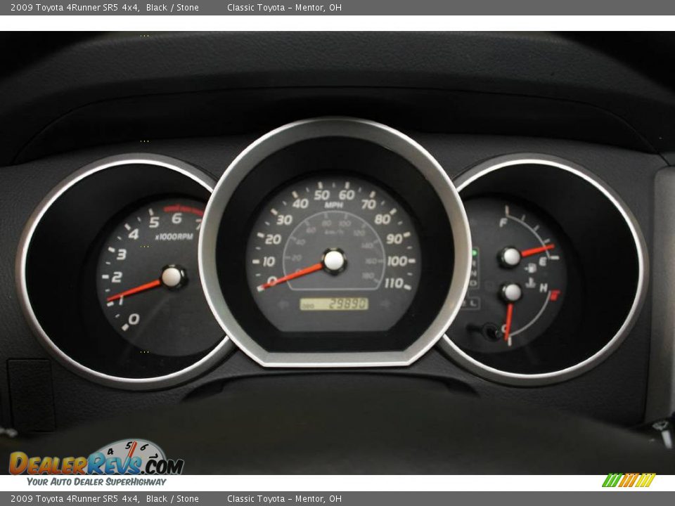 2009 Toyota 4Runner SR5 4x4 Black / Stone Photo #11