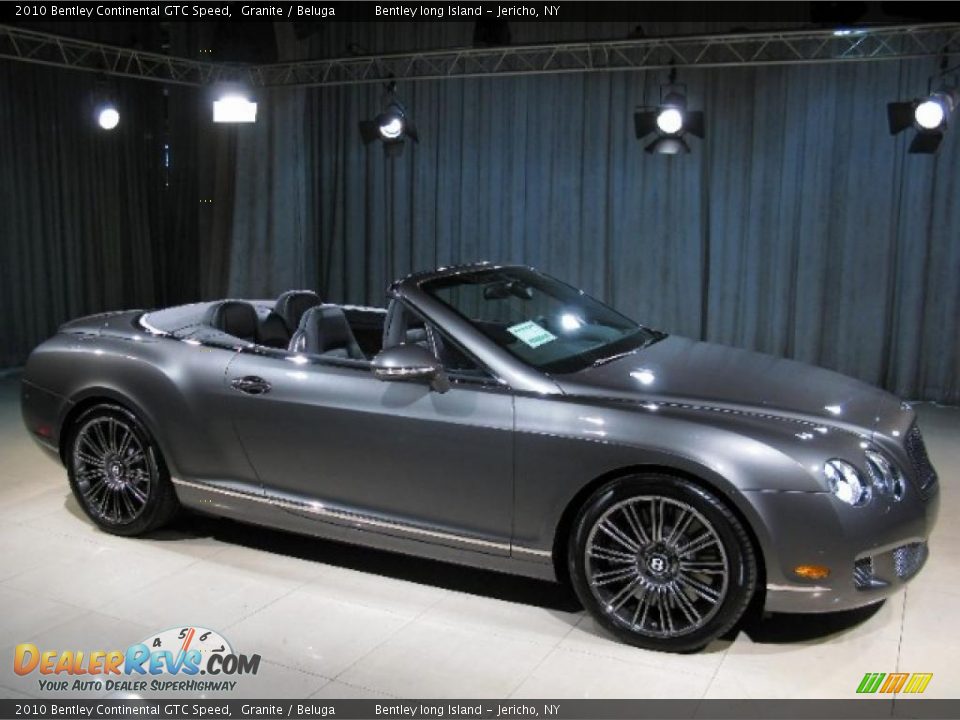 2010 Bentley Continental GTC Speed Granite / Beluga Photo #3