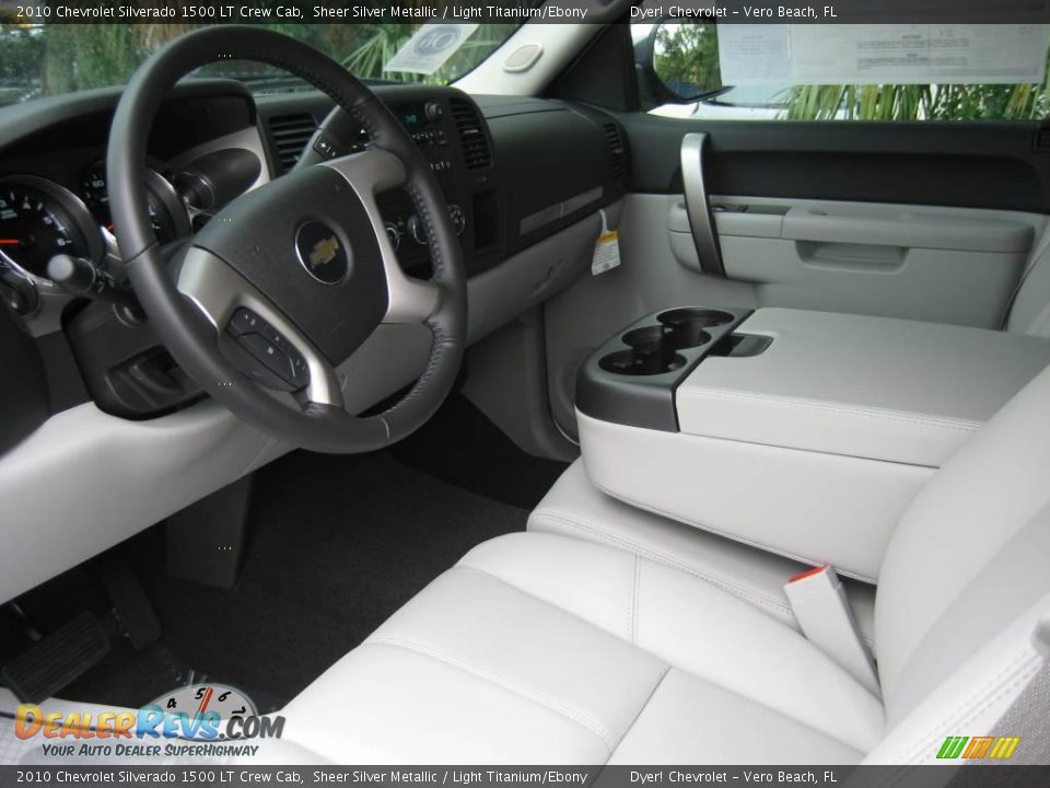 2010 Chevrolet Silverado 1500 LT Crew Cab Sheer Silver Metallic / Light Titanium/Ebony Photo #2