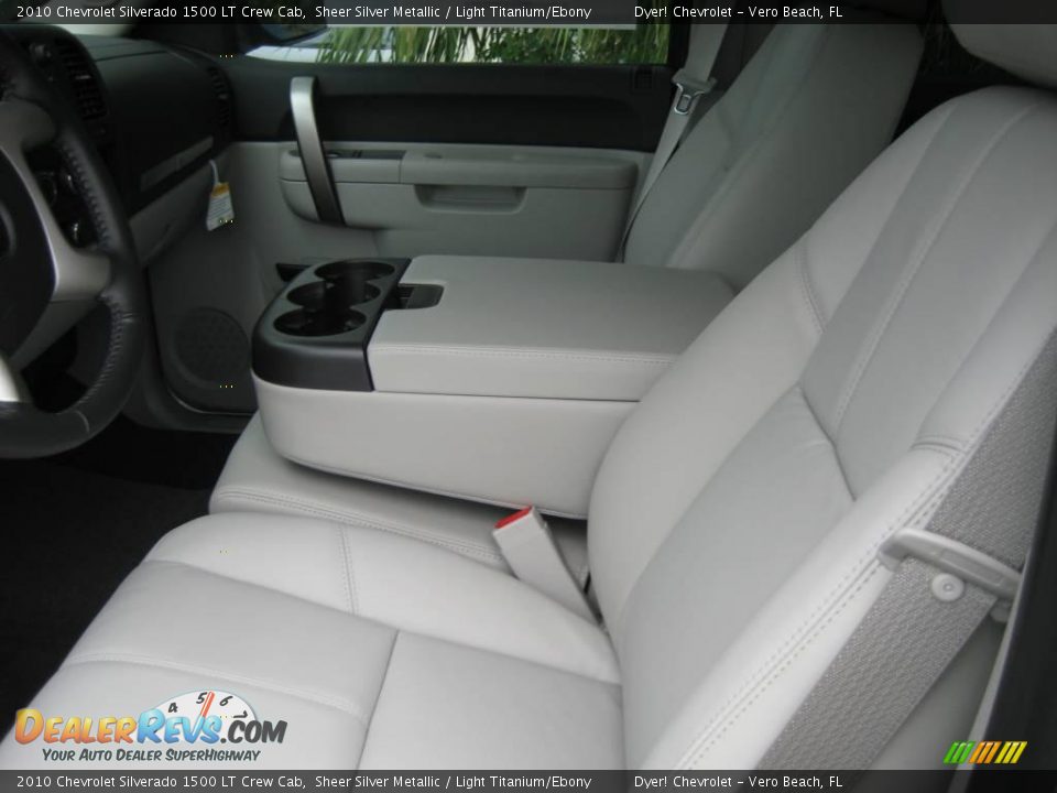 2010 Chevrolet Silverado 1500 LT Crew Cab Sheer Silver Metallic / Light Titanium/Ebony Photo #3