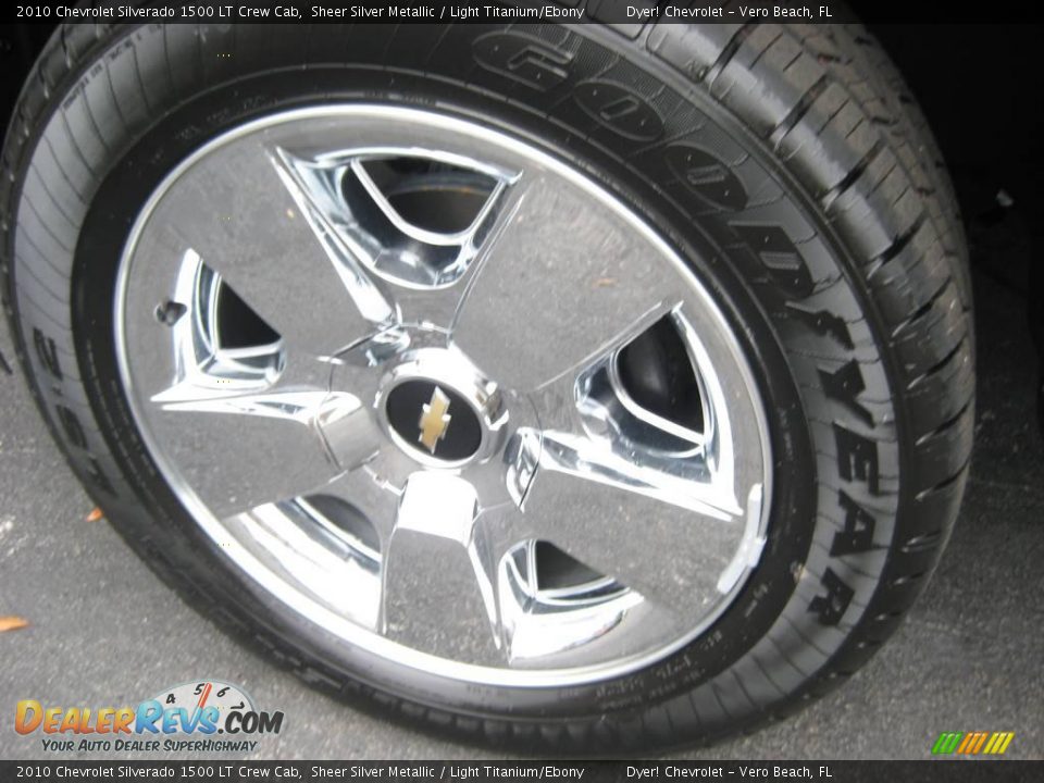 2010 Chevrolet Silverado 1500 LT Crew Cab Sheer Silver Metallic / Light Titanium/Ebony Photo #4