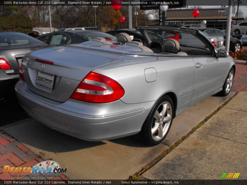 2005 Mercedes-Benz CLK 320 Cabriolet Diamond Silver Metallic / Ash Photo #4