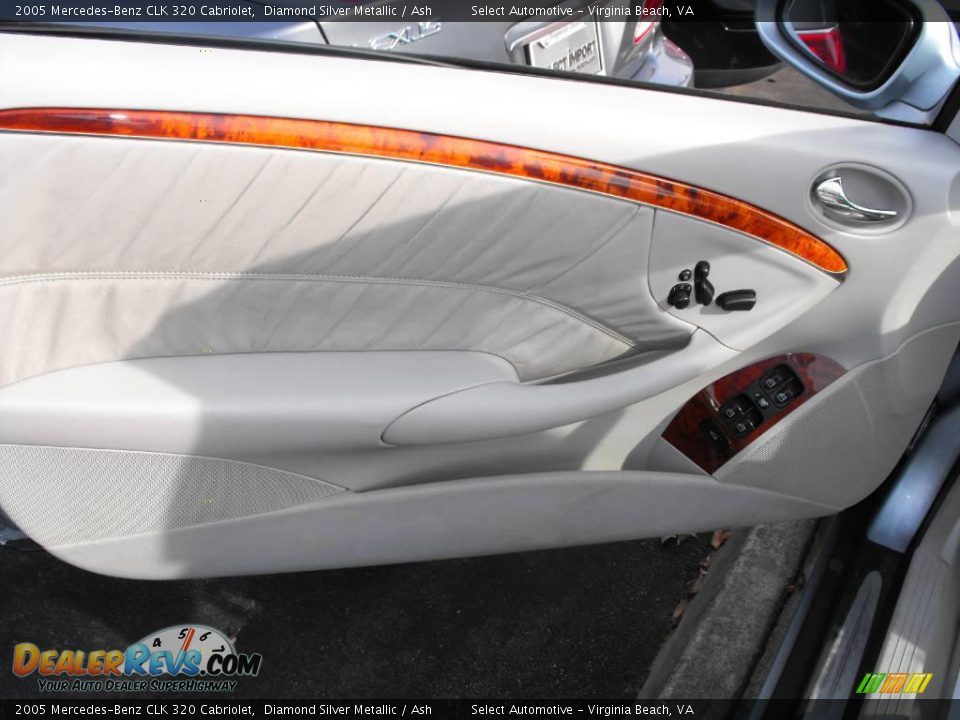 2005 Mercedes-Benz CLK 320 Cabriolet Diamond Silver Metallic / Ash Photo #7