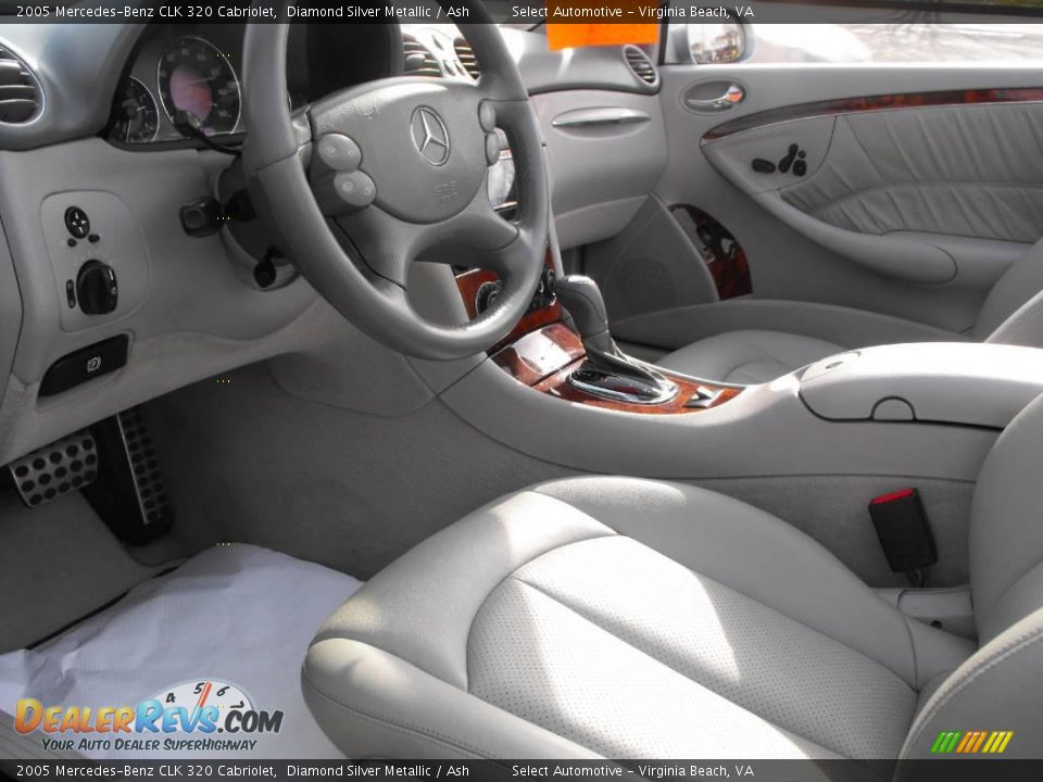 2005 Mercedes-Benz CLK 320 Cabriolet Diamond Silver Metallic / Ash Photo #8