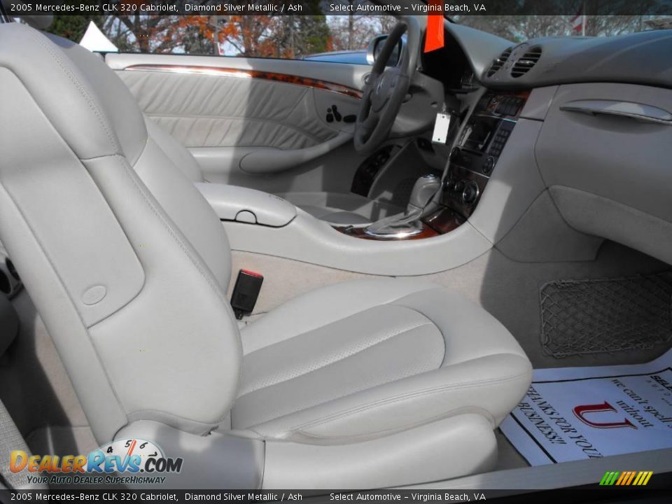 2005 Mercedes-Benz CLK 320 Cabriolet Diamond Silver Metallic / Ash Photo #9