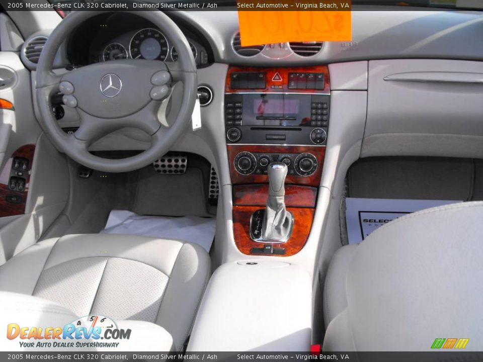 2005 Mercedes-Benz CLK 320 Cabriolet Diamond Silver Metallic / Ash Photo #10