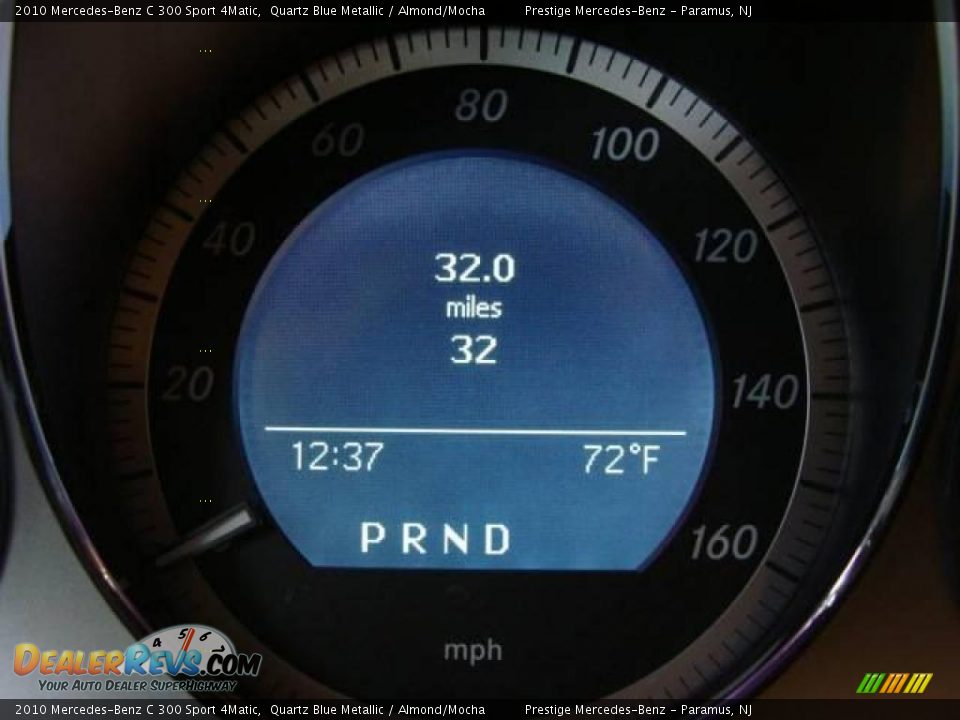 2010 Mercedes-Benz C 300 Sport 4Matic Quartz Blue Metallic / Almond/Mocha Photo #11