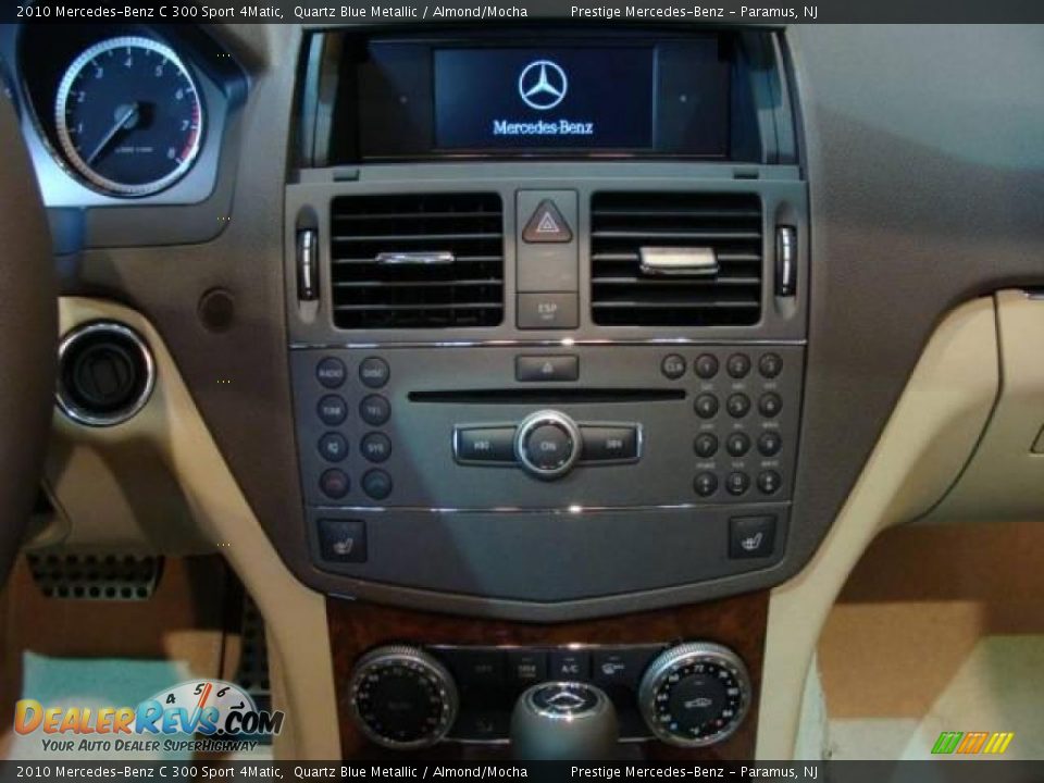 2010 Mercedes-Benz C 300 Sport 4Matic Quartz Blue Metallic / Almond/Mocha Photo #12