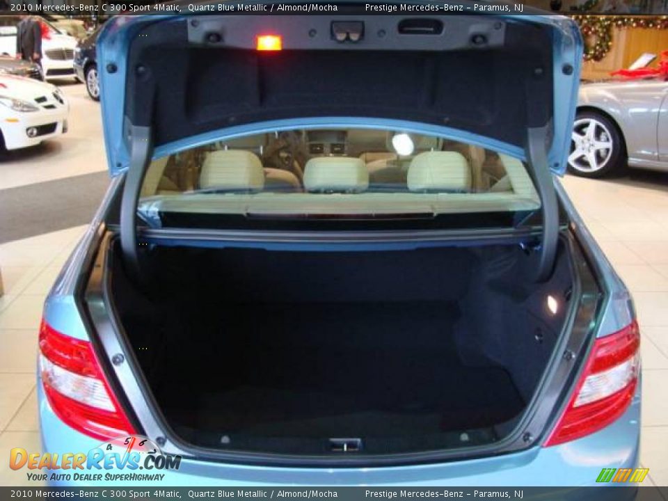 2010 Mercedes-Benz C 300 Sport 4Matic Quartz Blue Metallic / Almond/Mocha Photo #14