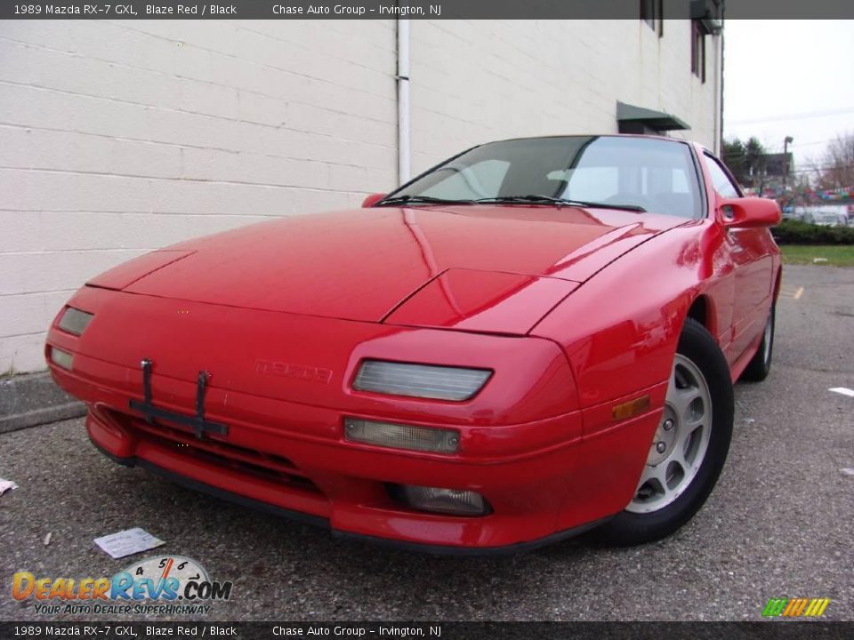 1989 Mazda RX-7 GXL Blaze Red / Black Photo #1