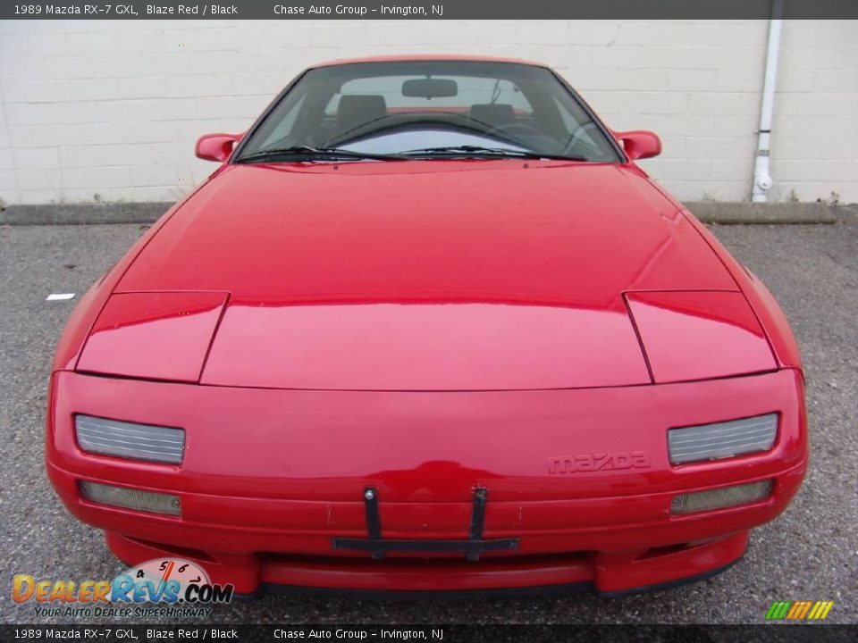 1989 Mazda RX-7 GXL Blaze Red / Black Photo #4
