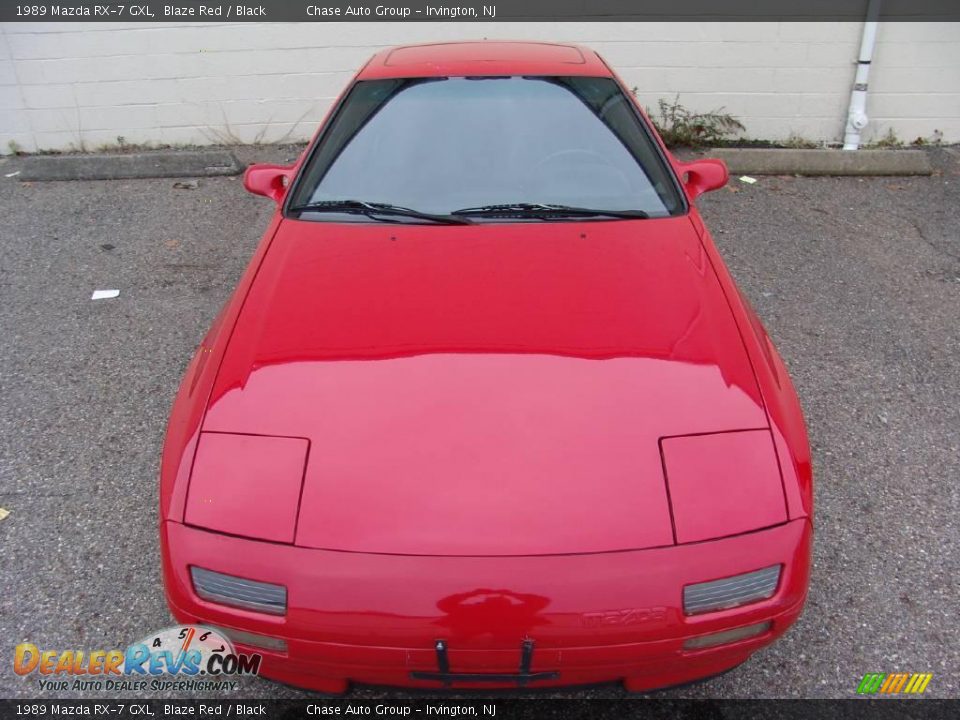 1989 Mazda RX-7 GXL Blaze Red / Black Photo #5