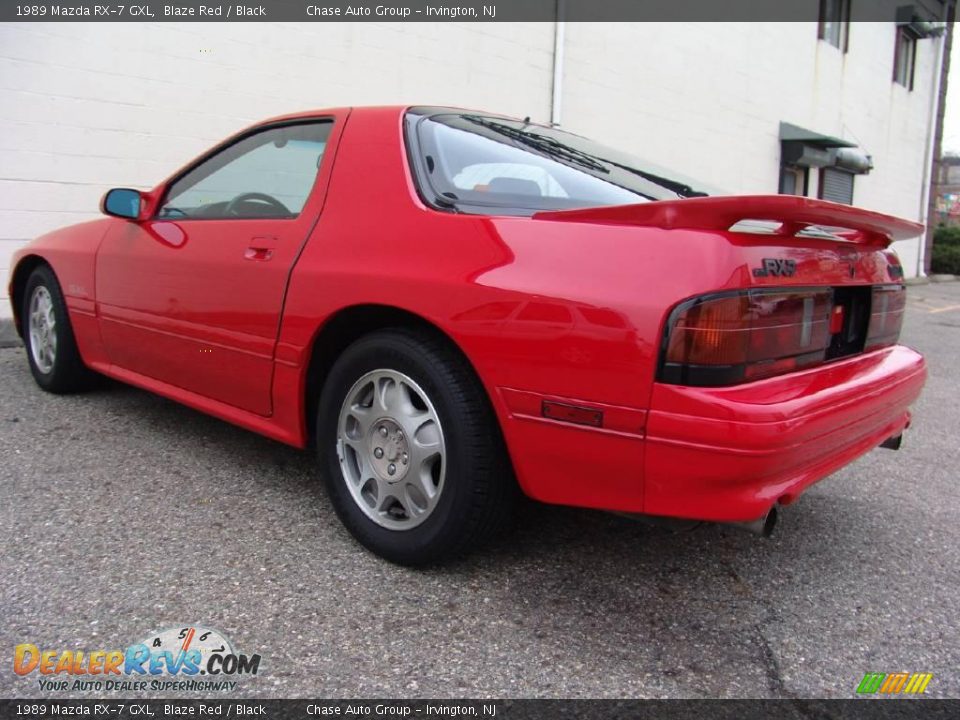 1989 Mazda RX-7 GXL Blaze Red / Black Photo #9