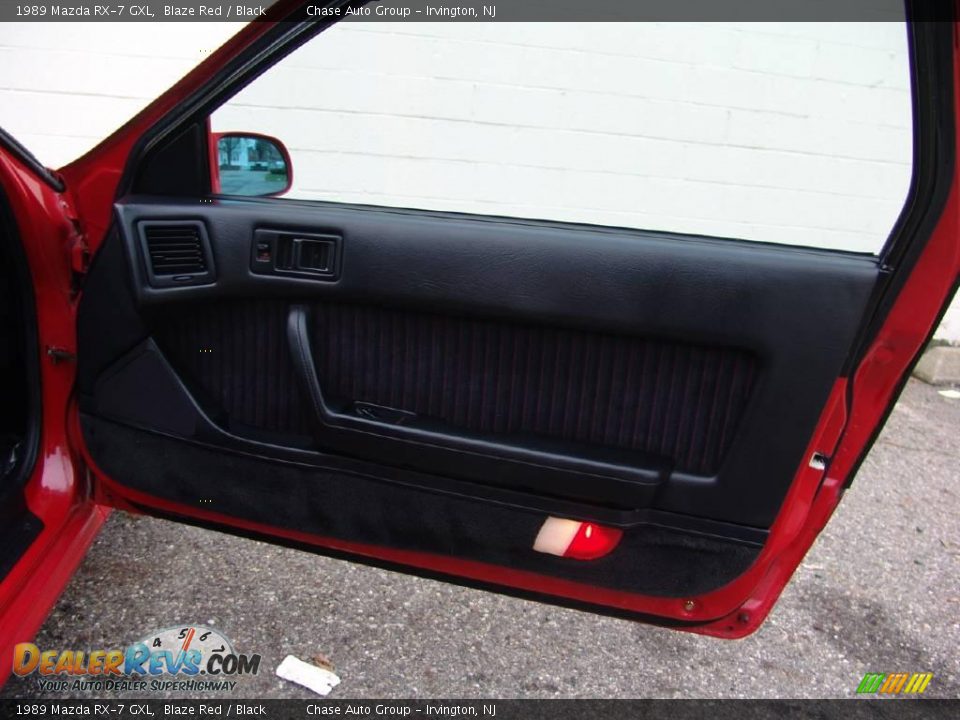 1989 Mazda RX-7 GXL Blaze Red / Black Photo #17