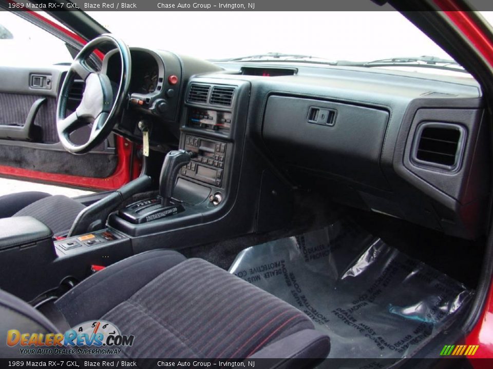 1989 Mazda RX-7 GXL Blaze Red / Black Photo #18