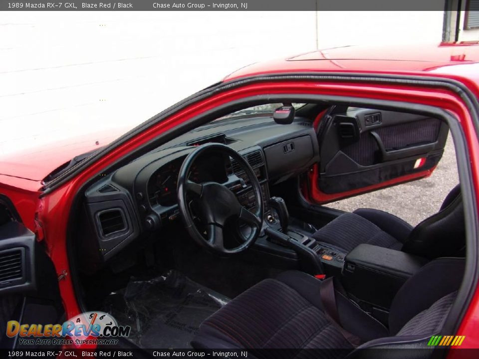 1989 Mazda RX-7 GXL Blaze Red / Black Photo #21