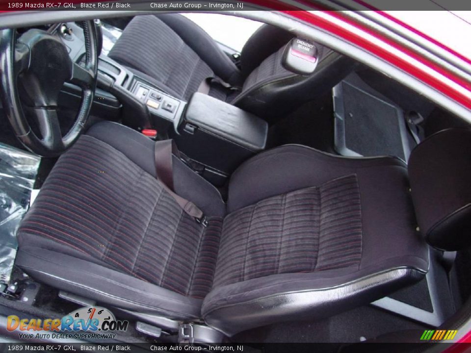 1989 Mazda RX-7 GXL Blaze Red / Black Photo #22