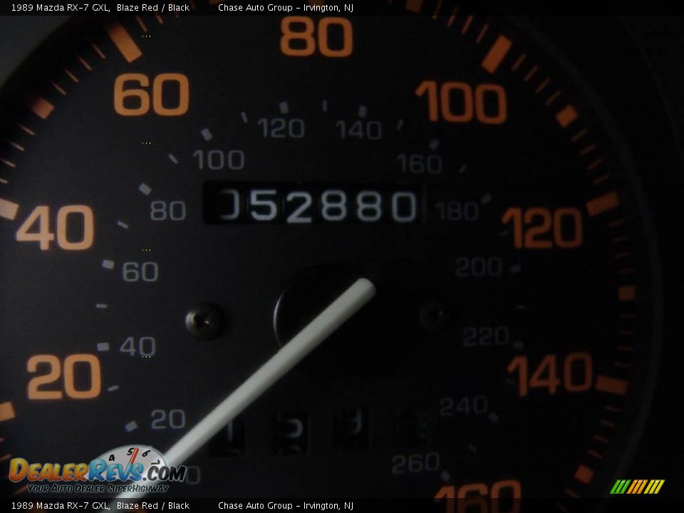 1989 Mazda RX-7 GXL Blaze Red / Black Photo #26