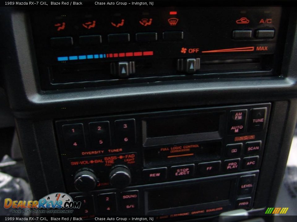 1989 Mazda RX-7 GXL Blaze Red / Black Photo #27