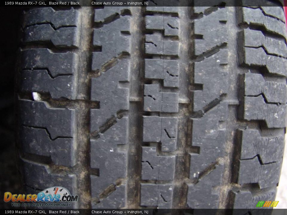 1989 Mazda RX-7 GXL Blaze Red / Black Photo #36