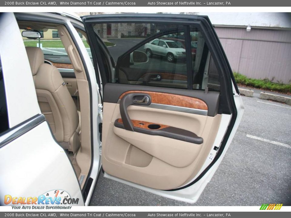 2008 Buick Enclave CXL AWD White Diamond Tri Coat / Cashmere/Cocoa Photo #16