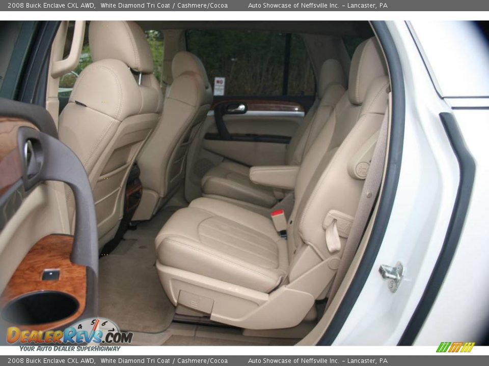 2008 Buick Enclave CXL AWD White Diamond Tri Coat / Cashmere/Cocoa Photo #20