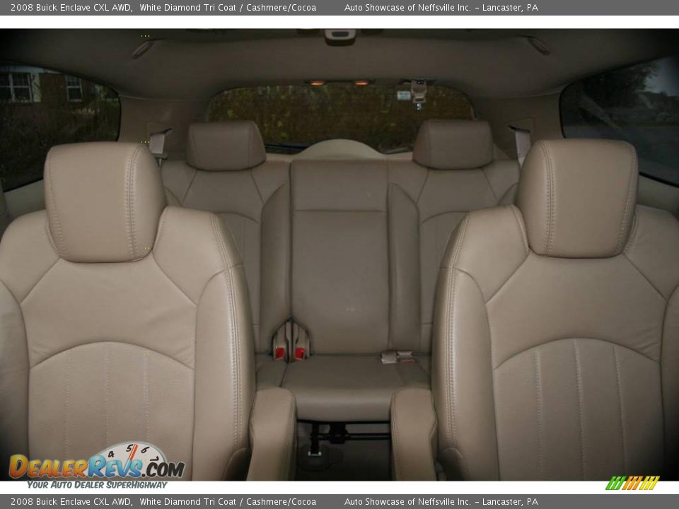 2008 Buick Enclave CXL AWD White Diamond Tri Coat / Cashmere/Cocoa Photo #23