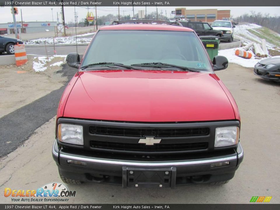 1997 Chevrolet Blazer LT 4x4 Apple Red / Dark Pewter Photo #3