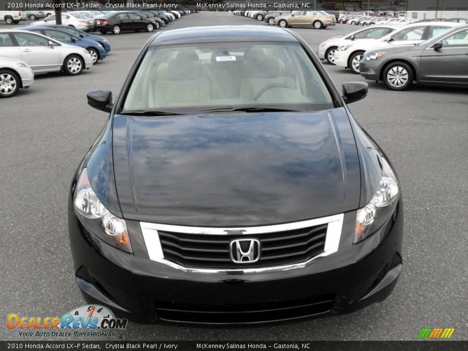 2010 Honda Accord LX-P Sedan Crystal Black Pearl / Ivory Photo #6