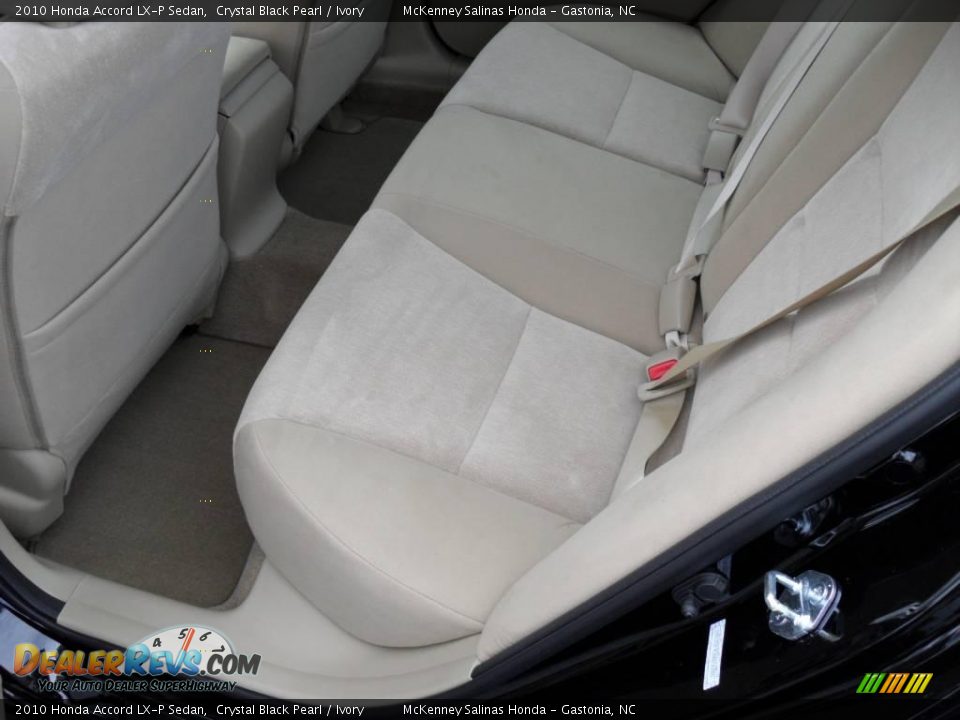2010 Honda Accord LX-P Sedan Crystal Black Pearl / Ivory Photo #12