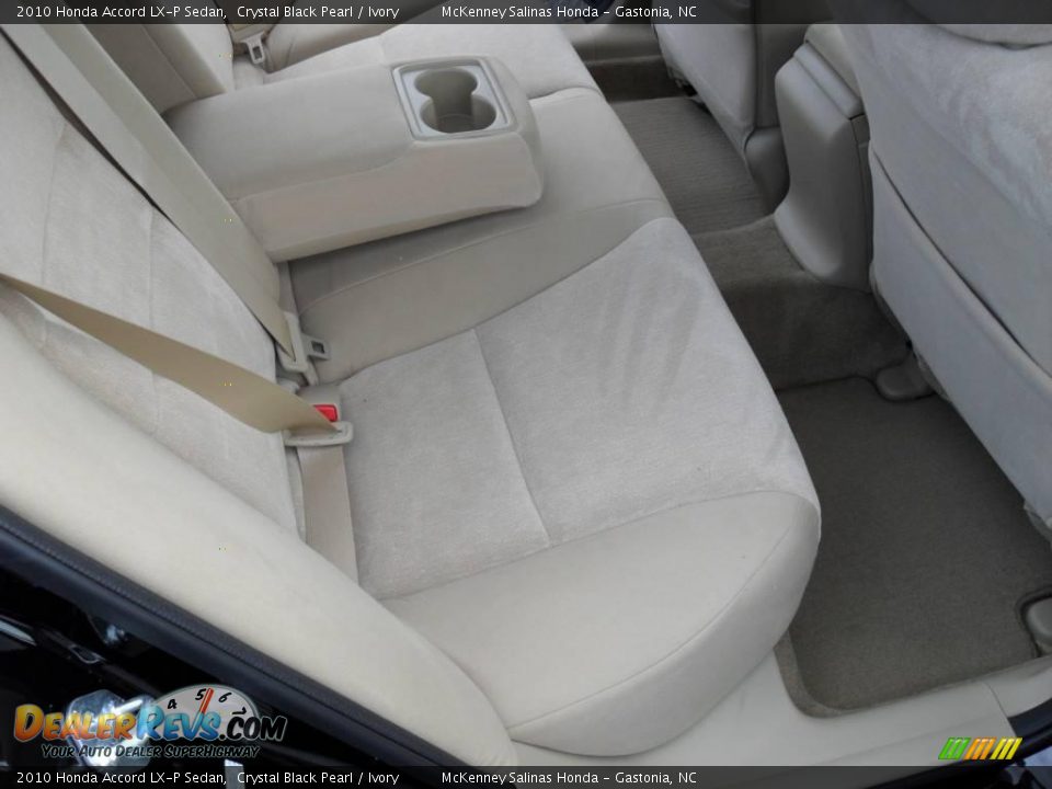 2010 Honda Accord LX-P Sedan Crystal Black Pearl / Ivory Photo #15