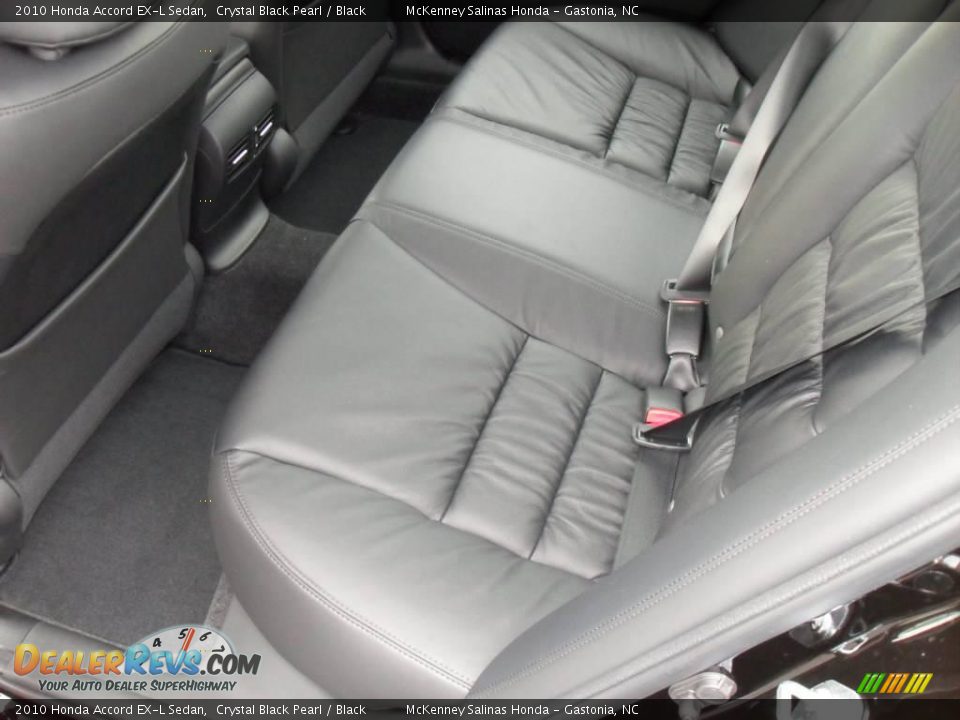 2010 Honda Accord EX-L Sedan Crystal Black Pearl / Black Photo #12
