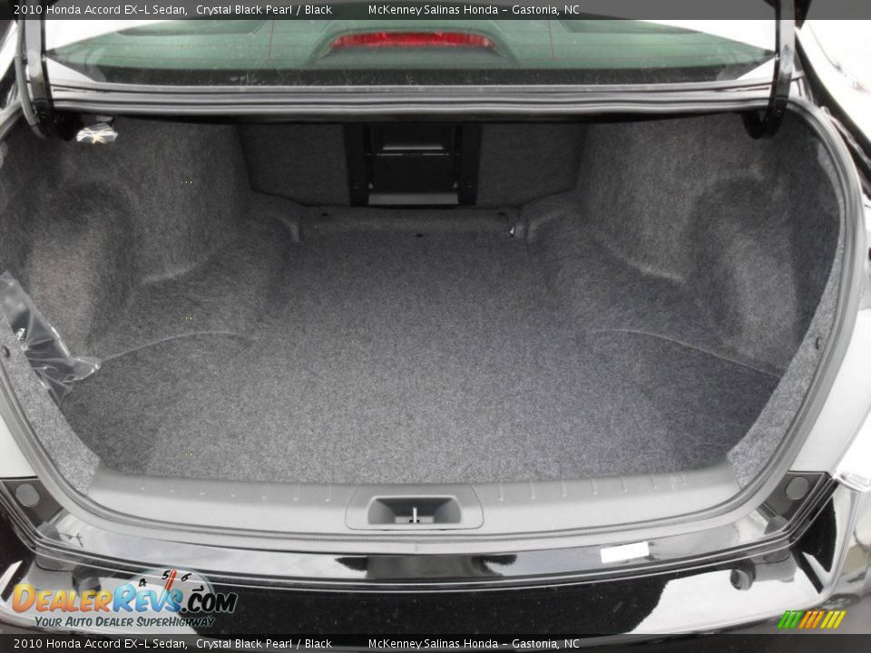 2010 Honda Accord EX-L Sedan Crystal Black Pearl / Black Photo #13