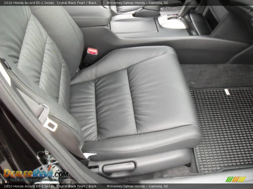 2010 Honda Accord EX-L Sedan Crystal Black Pearl / Black Photo #15