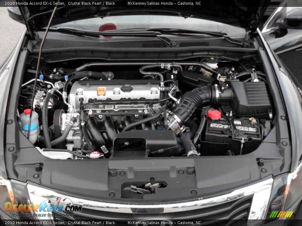 2010 Honda Accord EX-L Sedan Crystal Black Pearl / Black Photo #20