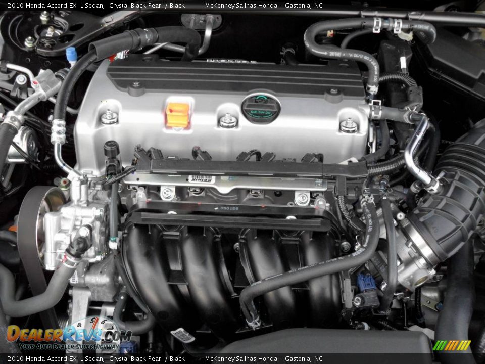 2010 Honda Accord EX-L Sedan Crystal Black Pearl / Black Photo #21