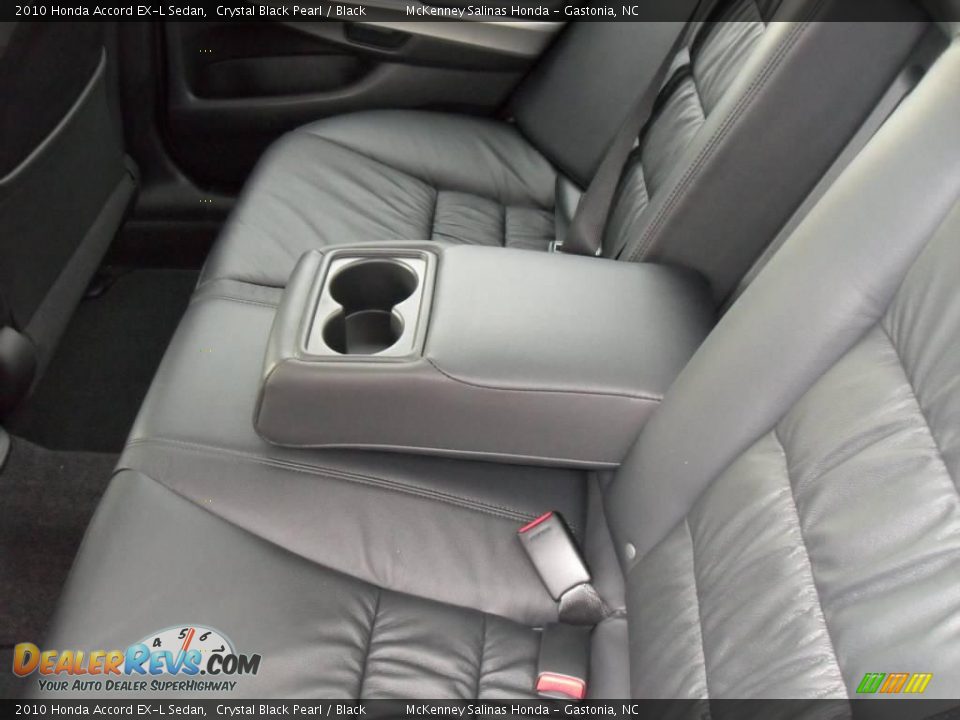 2010 Honda Accord EX-L Sedan Crystal Black Pearl / Black Photo #22