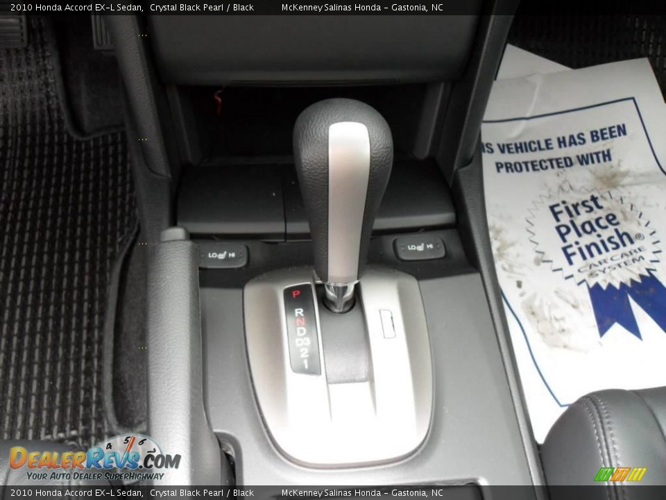 2010 Honda Accord EX-L Sedan Crystal Black Pearl / Black Photo #26