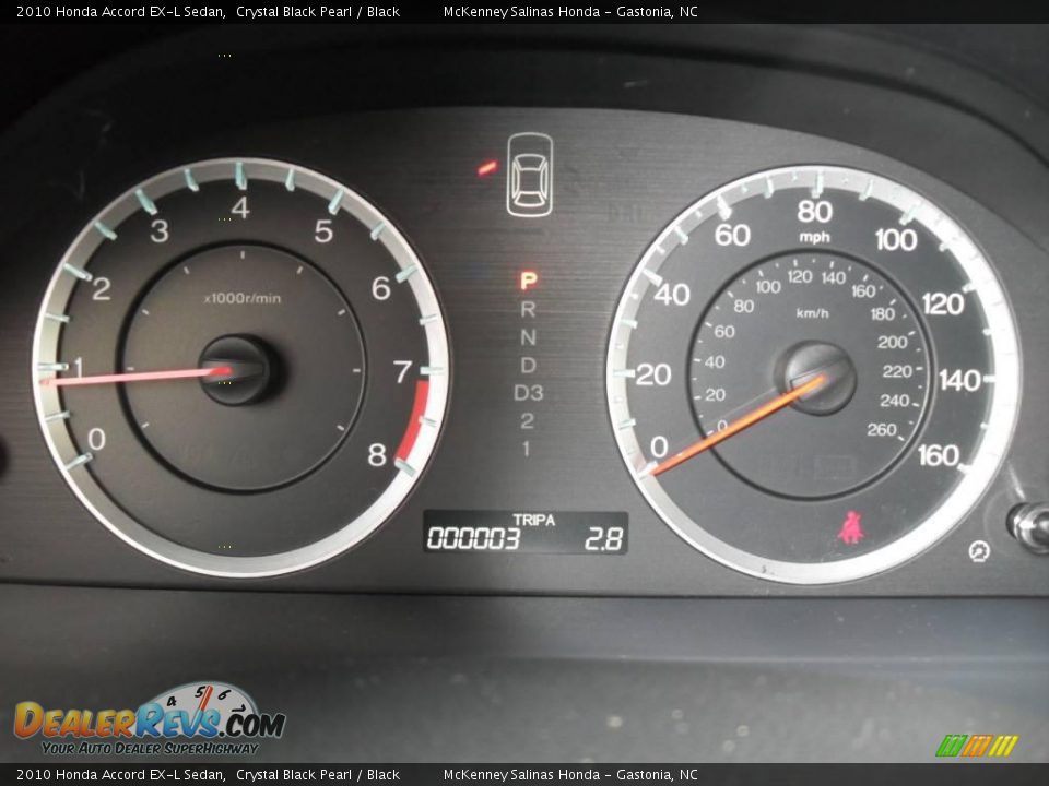 2010 Honda Accord EX-L Sedan Crystal Black Pearl / Black Photo #29