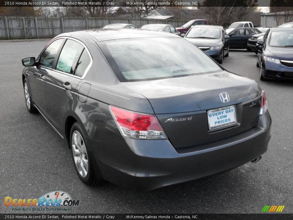 2010 Honda Accord EX Sedan Polished Metal Metallic / Gray Photo #2