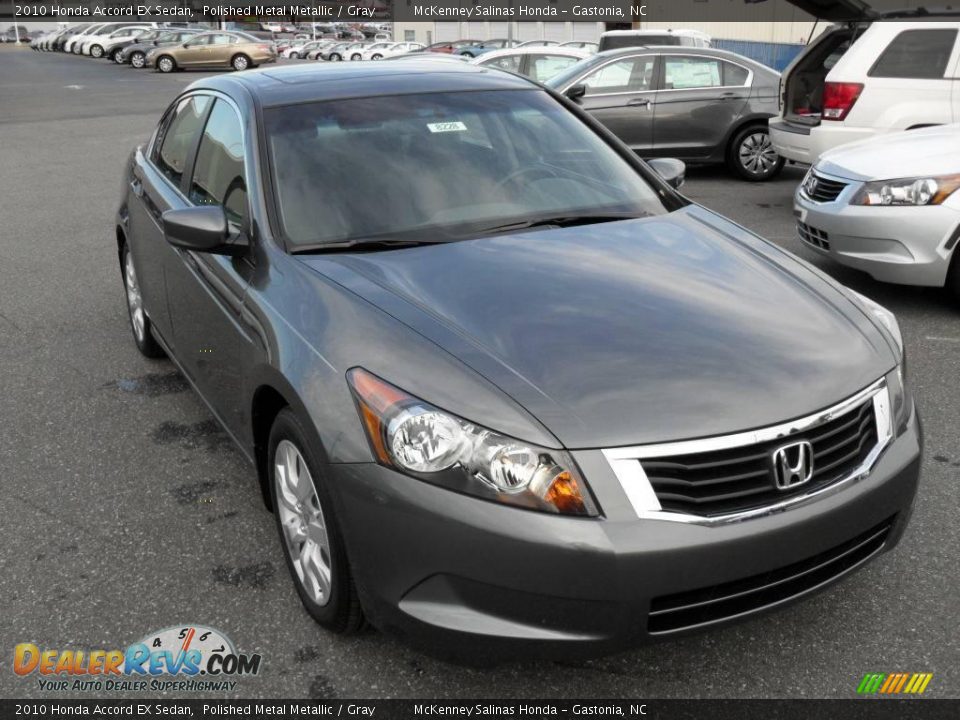 2010 Honda Accord EX Sedan Polished Metal Metallic / Gray Photo #5