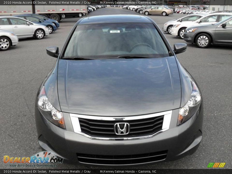 2010 Honda Accord EX Sedan Polished Metal Metallic / Gray Photo #6