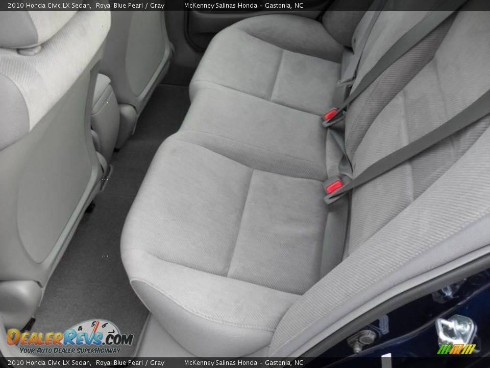 2010 Honda Civic LX Sedan Royal Blue Pearl / Gray Photo #11