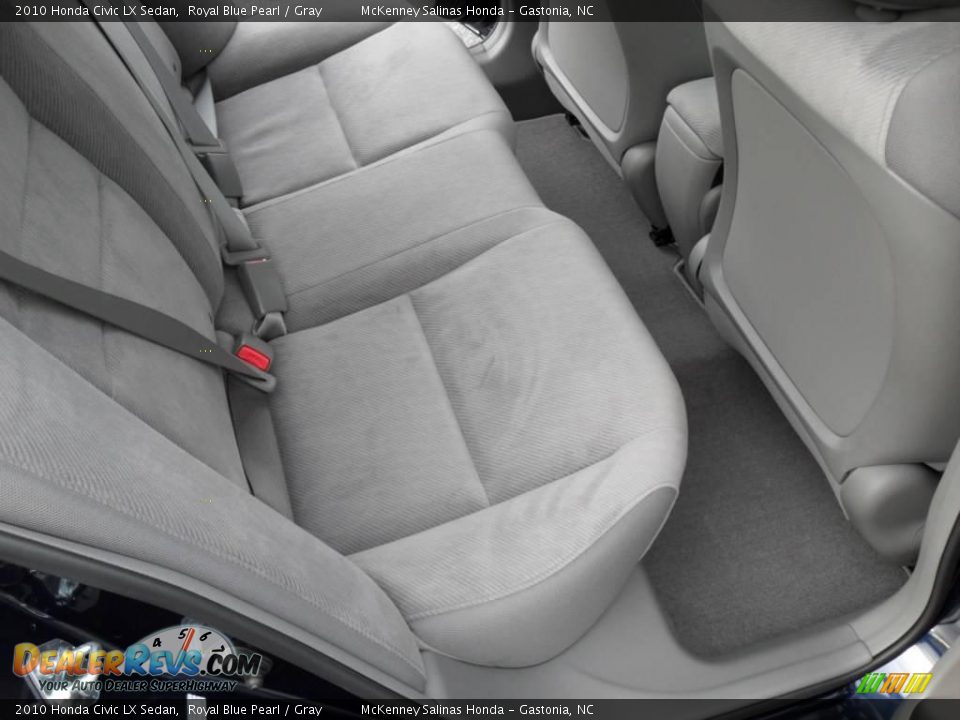 2010 Honda Civic LX Sedan Royal Blue Pearl / Gray Photo #13